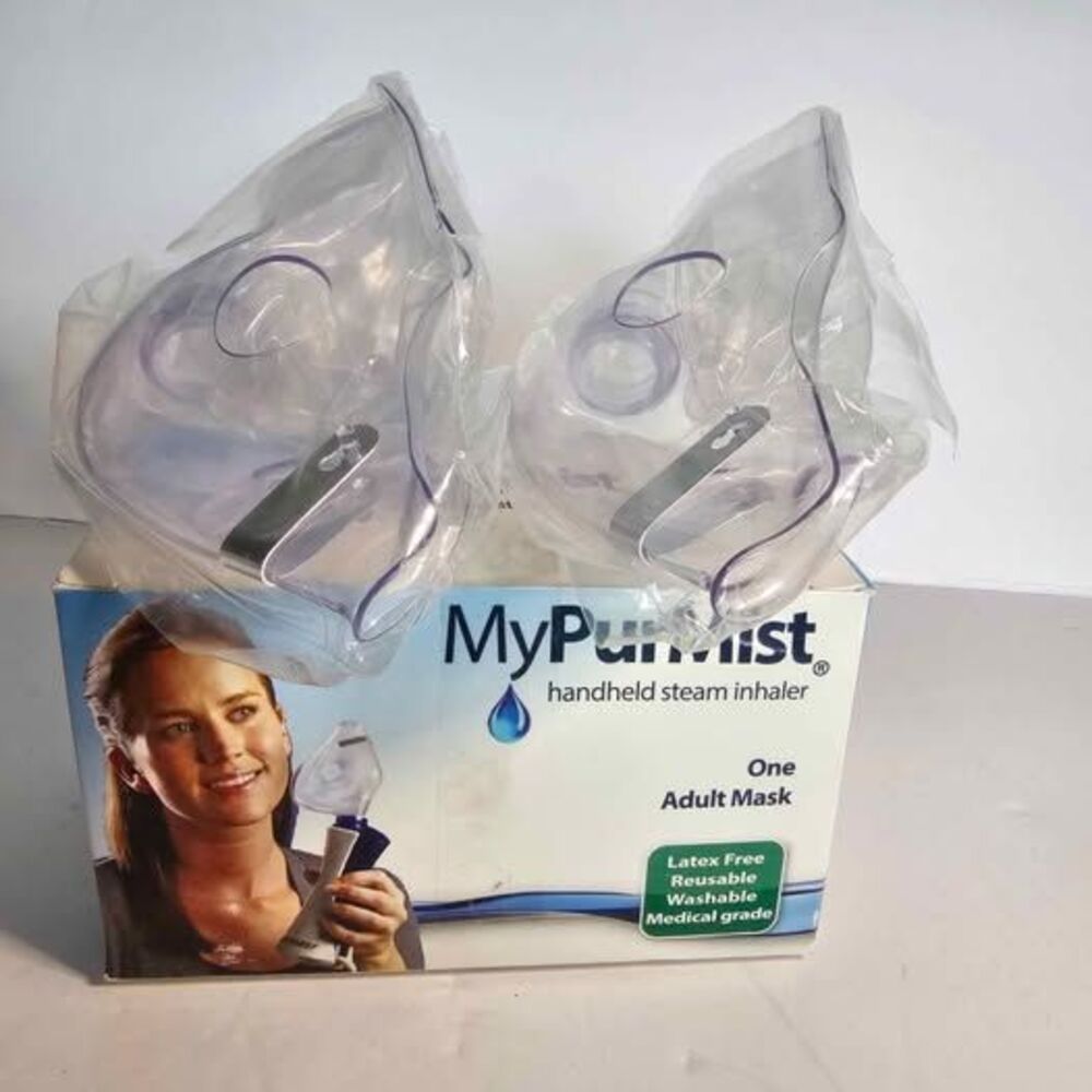 MyPurMist Handheld Steam Inhaler Adult Masks New Sealed